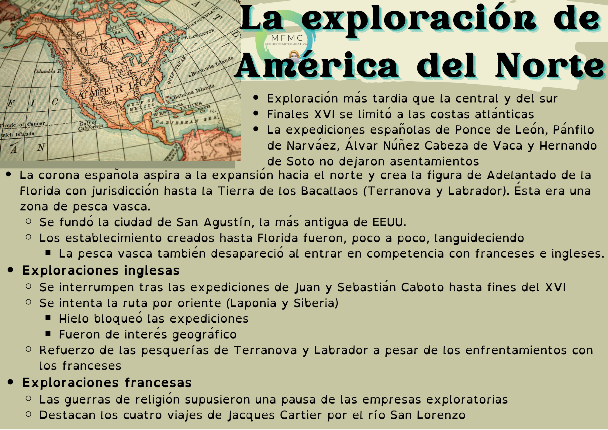 expediciones América del Norte