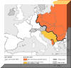 Europa dividida en dos bloques